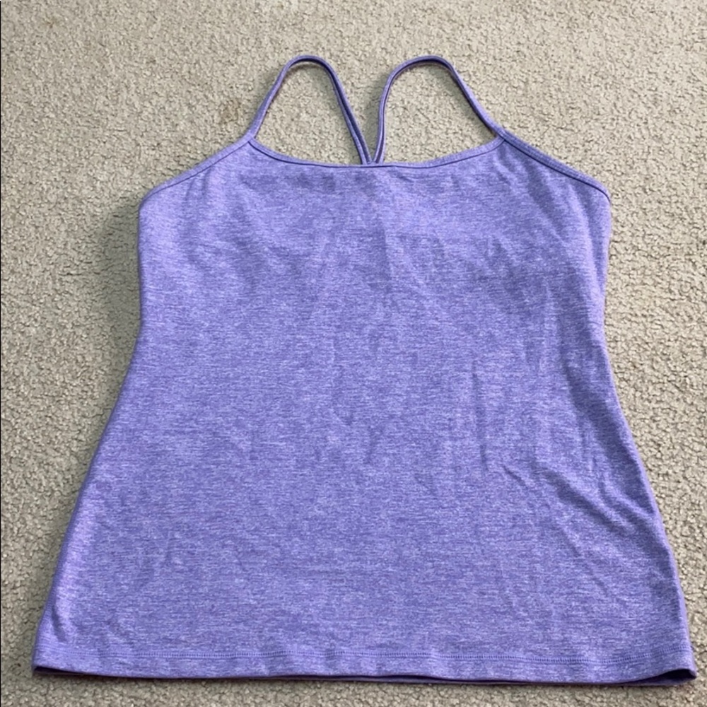 Lululemon Y tank top in light purple size 12 EUC